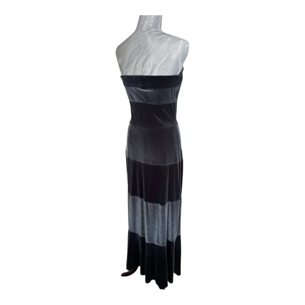 Vintage Rimini by Shaw Velvet Strapless Gown